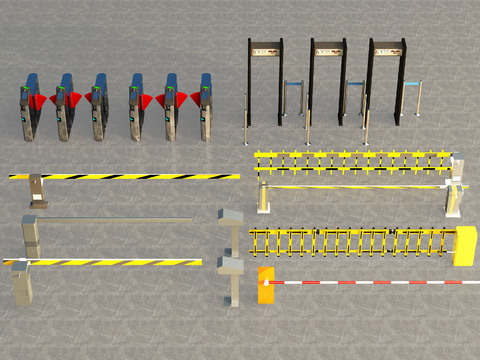 Modern security gate, security gate, toll bar, access control