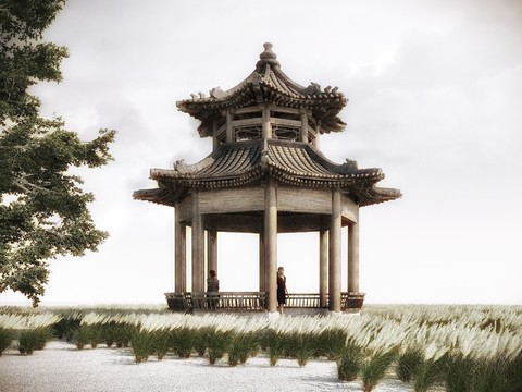 Ancient Chinese Pavilion