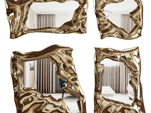 Modern Affordable Luxury Style Alien Mirror