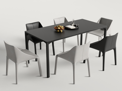 Molteni Dining Table and Chair