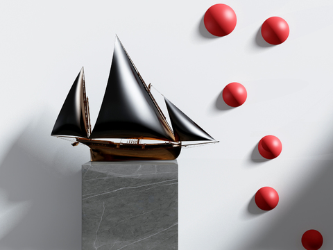 Modern Sailing Ornaments