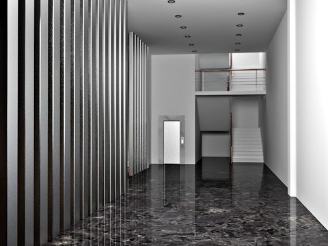 Modern staircase corridor free