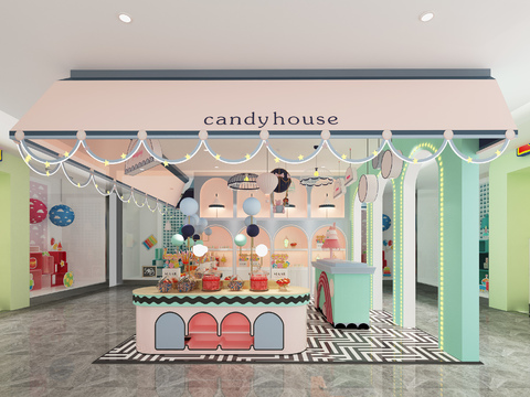 Modern Mall Candy Store