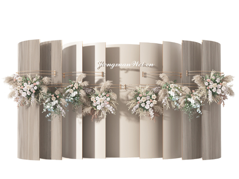 Modern Floriculture Wall Wedding Wedding Beauty Chen