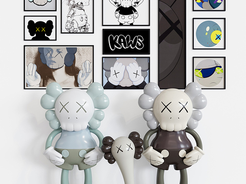 Modern KAWS Doll Handset