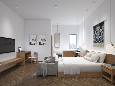 Modern Homestay Room