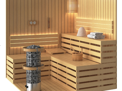 Sauna room steam room