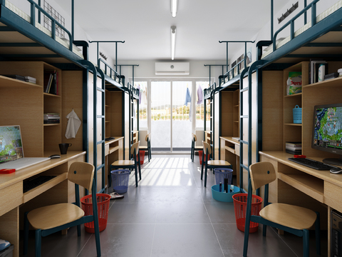 Modern School Student Dormitory