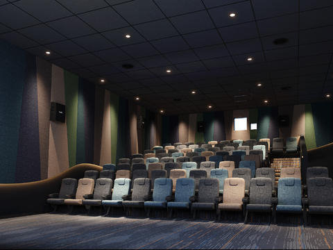 Modern Cinema Projection Hall