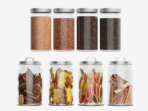 Kitchen Ornaments Condiment Food Jar