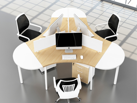 Modern Card Seat Office Desk and Chair