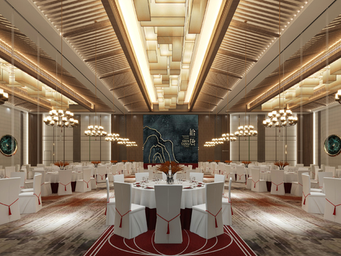 New Chinese Hotel Ballroom