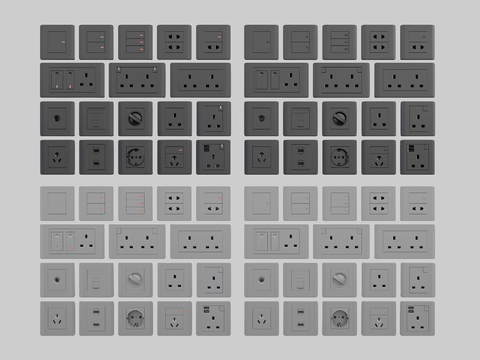 RECEPTACLE PANEL SWITCH