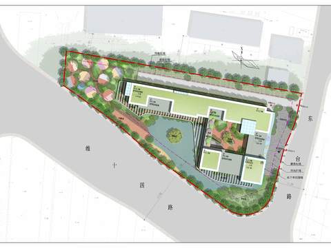 modern garden landscape plan psd