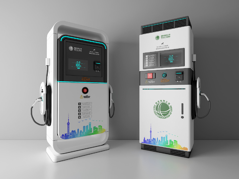 Modern new energy electric vehicle charging pile