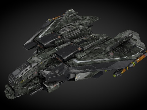 Sci-fi flying machines, spaceships, alien battleships