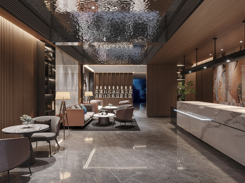 Modern Hotel Lobby