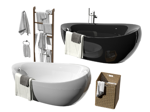 Modern bath tub combination