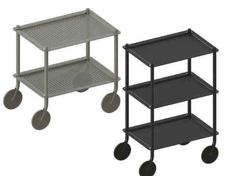 Mobile side corner cart