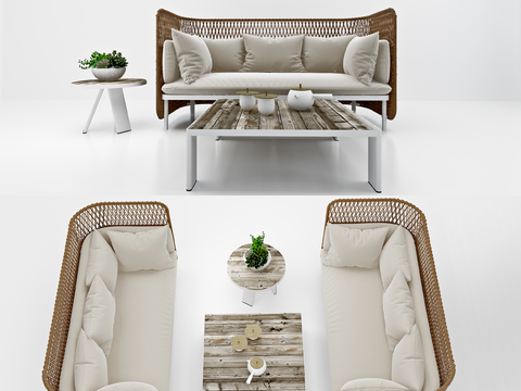 Modern Fabric Woven Outdoor Sofa