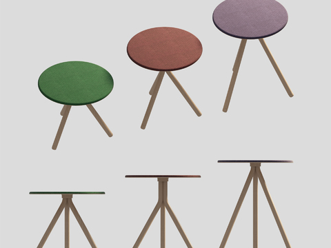 Modern Round Small Stool Free