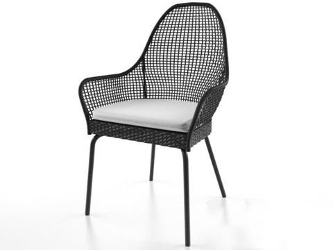 Nordic simple creative rattan Chair free