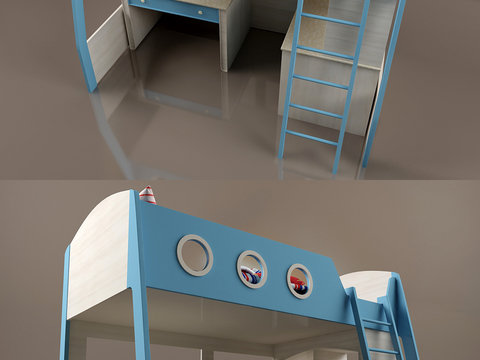 Modern bunk bed for children free