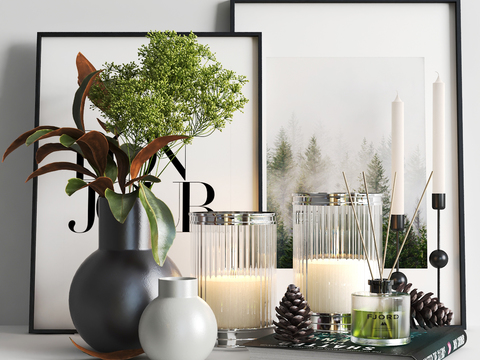 Modern Vase Candle Ornaments