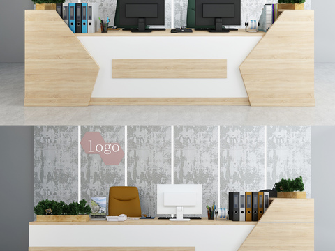 Modern Office Reception Cashier Reception Desk