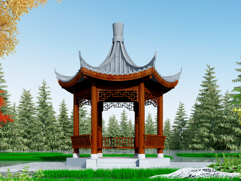 Ancient Chinese Pavilion