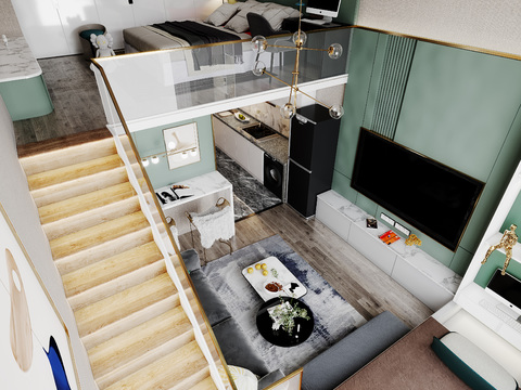 Modern Duplex Youth Apartment