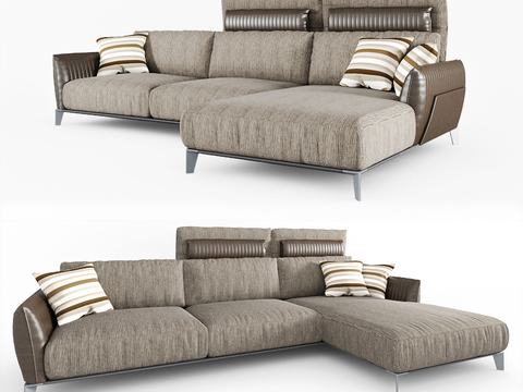 Modern fabric corner sofa free