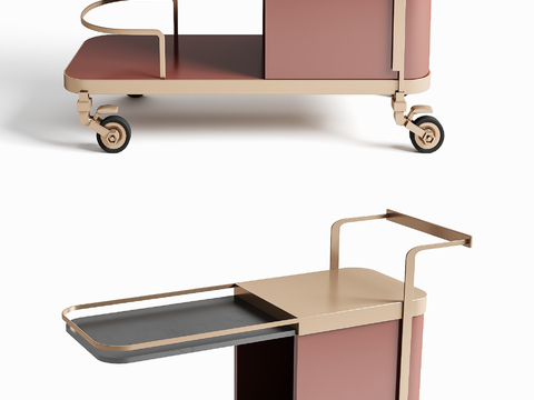 Modern dining cart