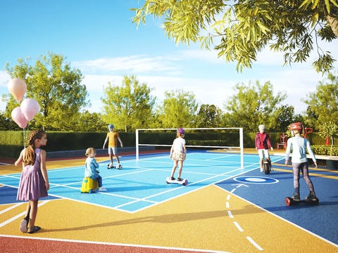 Badminton Court Activity Center