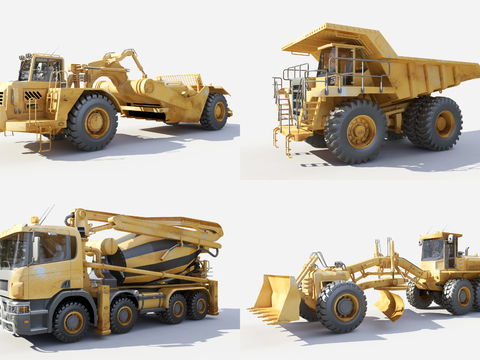 Modern bulldozer crane