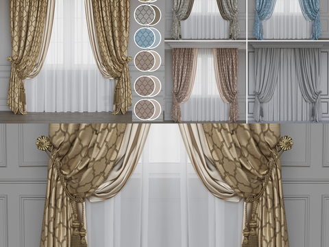 Jane Europe Curtain Window Screen