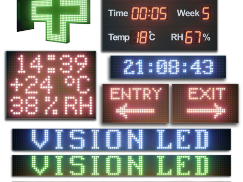 Modern LED electronic display