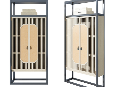 Neo-Chinese Style Affordable Luxury Style Locker