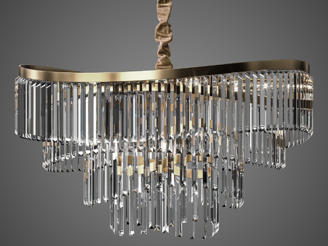 Modern Affordable Luxury Style Multi-layer Crystal Chandelier Free