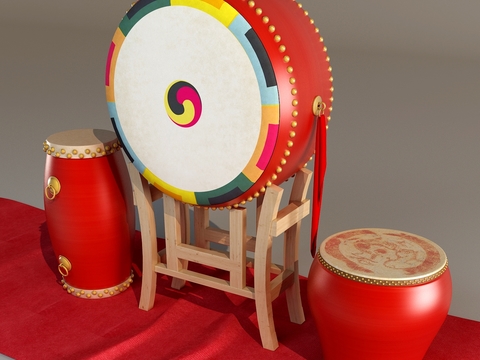 New Chinese Drum Ornaments