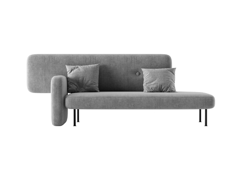 Modern minimalist fabric leisure sofa free