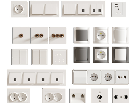 Receptacle Switch Panel Hardware