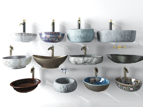 New Chinese-style Ceramic Washbasin