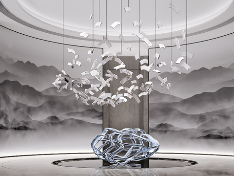 Neo-Chinese Style Artistic Sculpture Sculpture