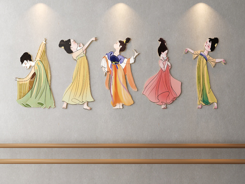 Dance Girl Wall Ornaments