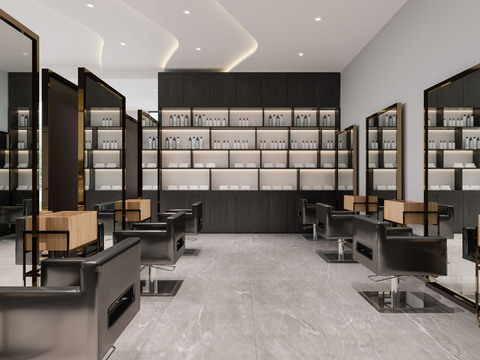 Modern Barber Shop Hairdressing Shop