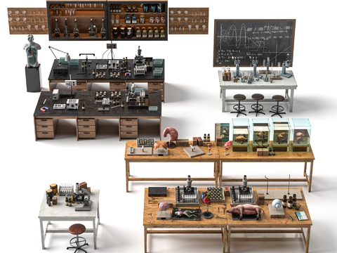 Chemical biological test dissecting table