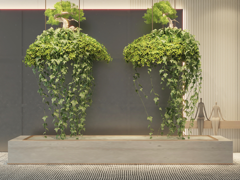 hanging basket plant hanging device