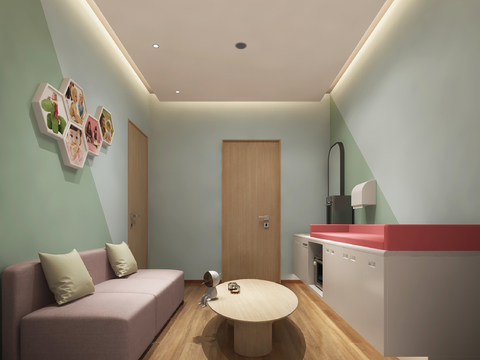 Modern mother and baby room lounge