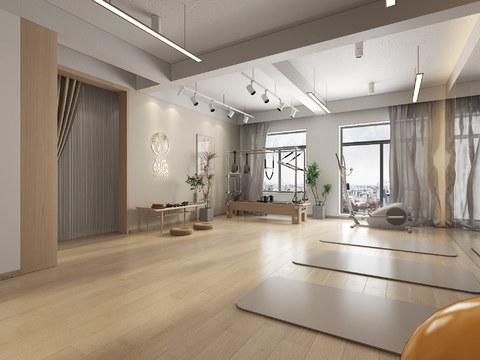 Modern Yoga Studio Gym